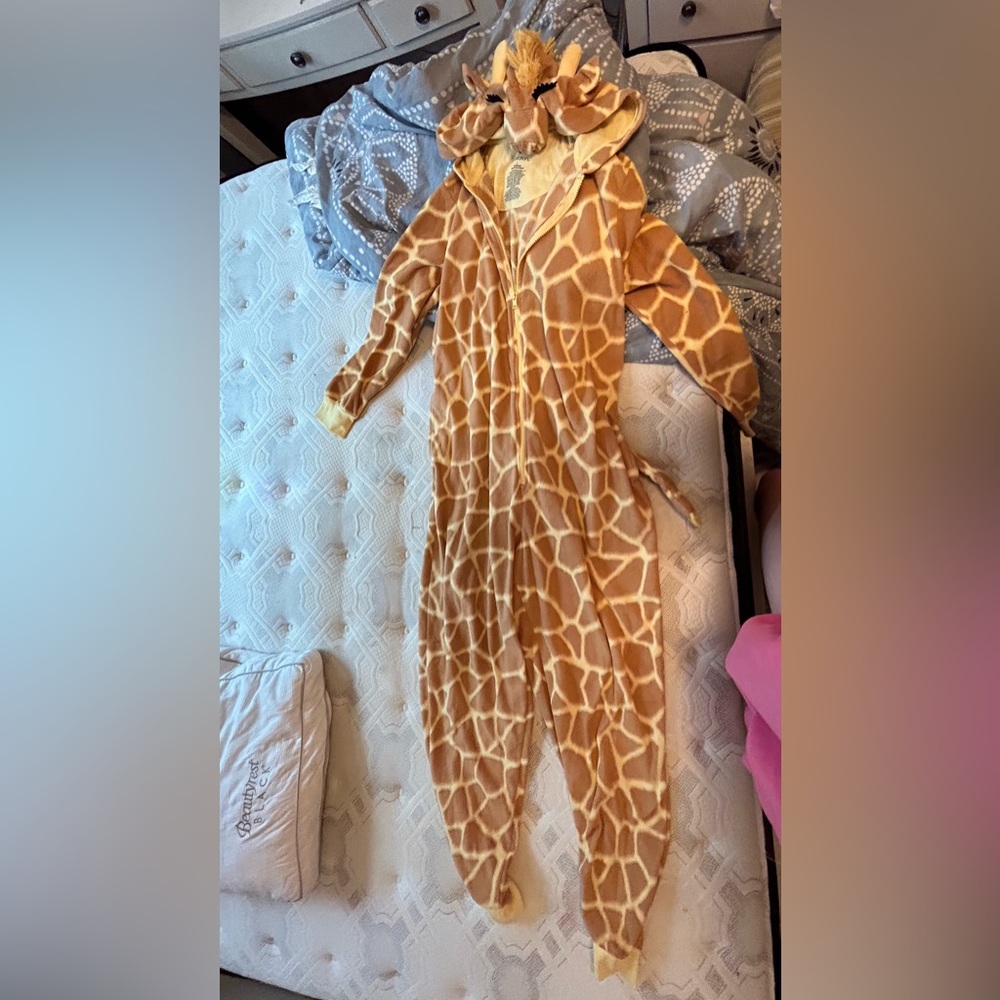 Adult Giraffe Animal Onesie Pajamas
